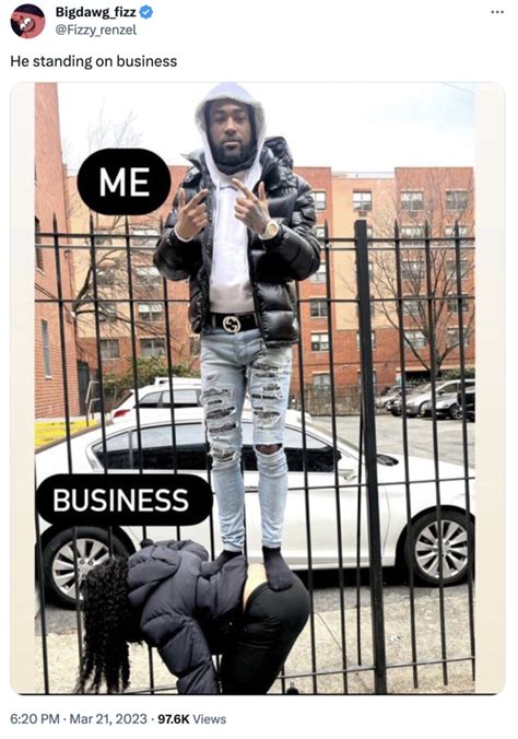 standing on business meme|More.